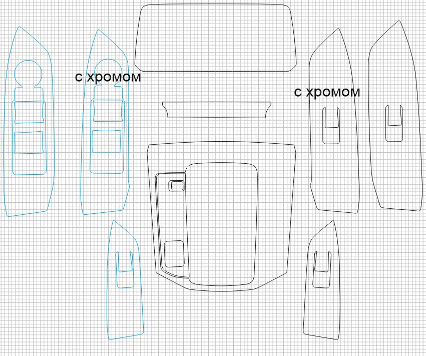 Защитная пленка для салона автомобиля Mazda CX-5 2019