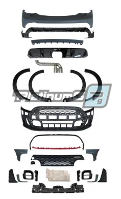 Комплект обвеса для Mini F55/F56 2 двери  в стиле JSW 2021 (2014-2020)