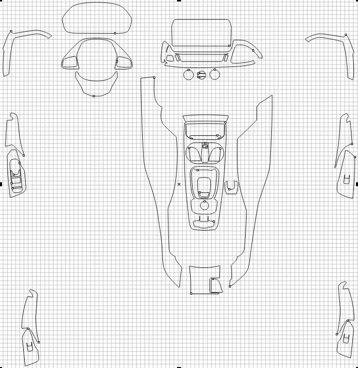 Защитная пленка для салона автомобиля Chery Exceed 2020
