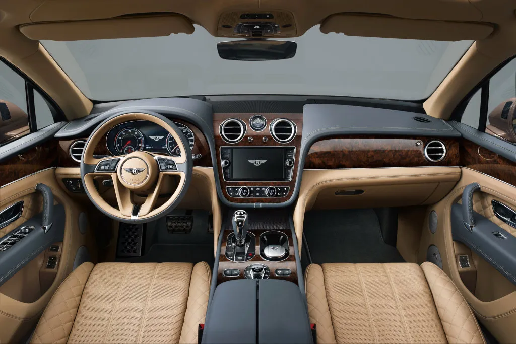 Защитная пленка для салона автомобиля Bentley Bentayga 2016