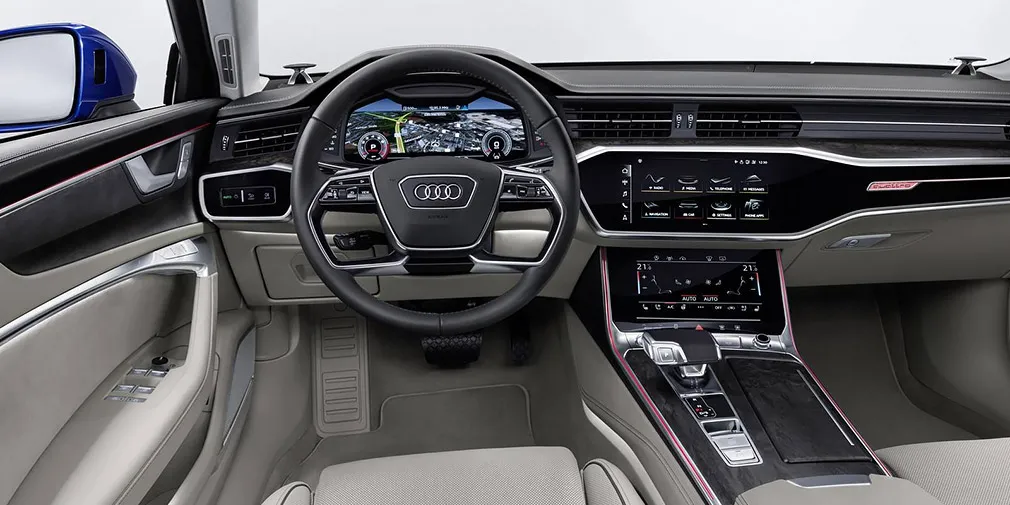Защитная пленка для салона автомобиля Audi A6 2019-2021