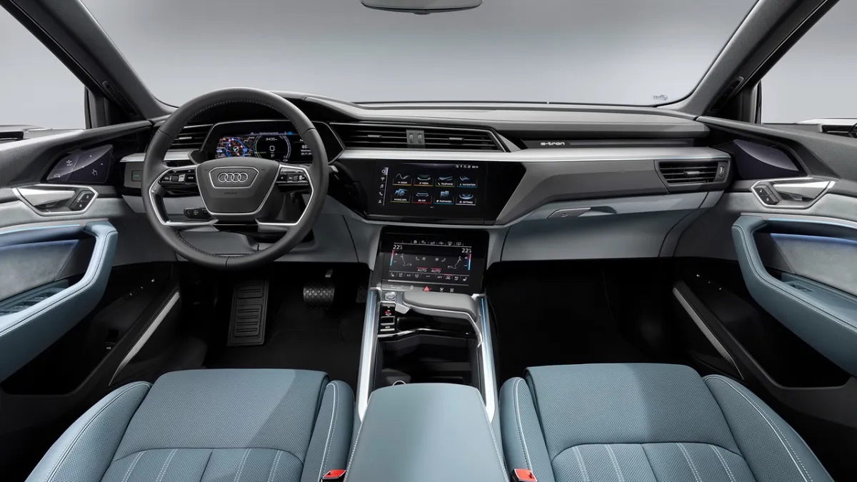 Защитная пленка для салона автомобиля Audi E-TRON 2020