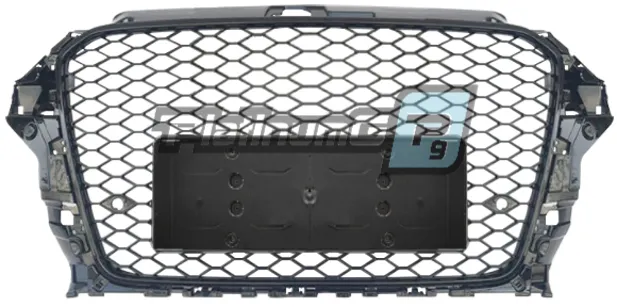 Решетка радиатора AUDI A3 в стиле RS3 (14-16) (без логотипа)
