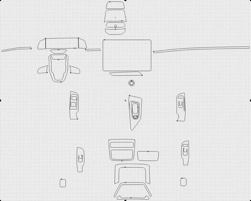 Защитная пленка для салона автомобиля Zeekr 001 2022
