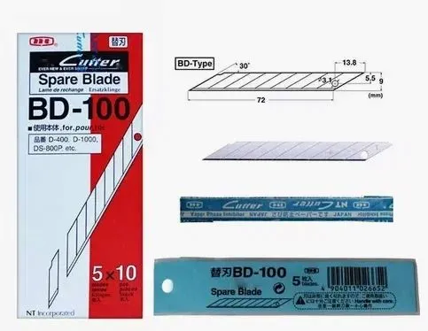 Лезвия для ножа MT-Blade BD-100 30*