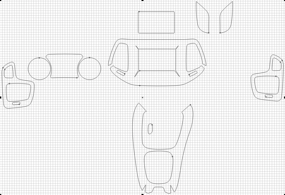 Защитная пленка для салона автомобиля Jeep Compass 2017