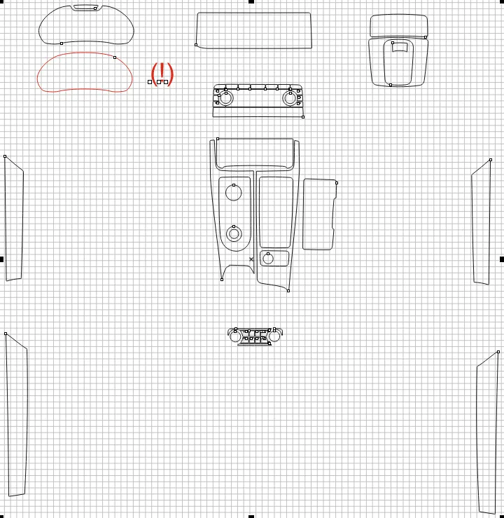 Защитная пленка для салона автомобиля Genesis GV80 2021