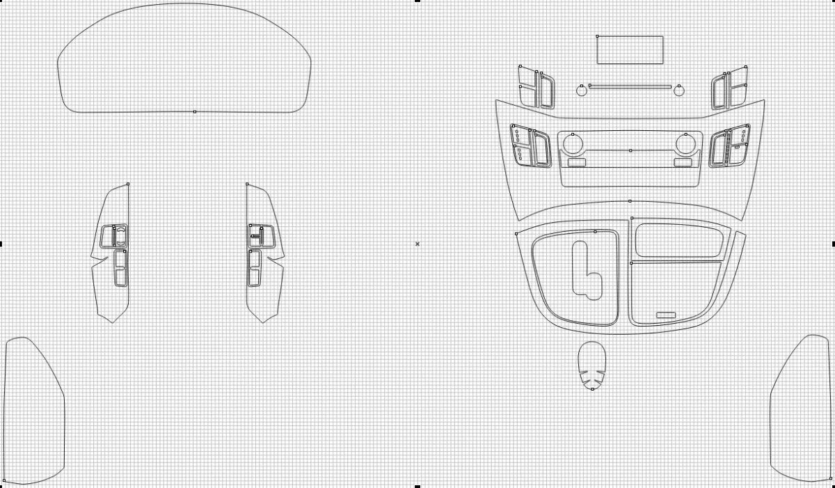 Защитная пленка для салона автомобиля Hyundai H-1 2019