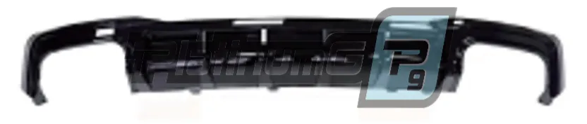 Задний диффузор для Audi A7 в стиле S7 (2019-2024) OO-OO