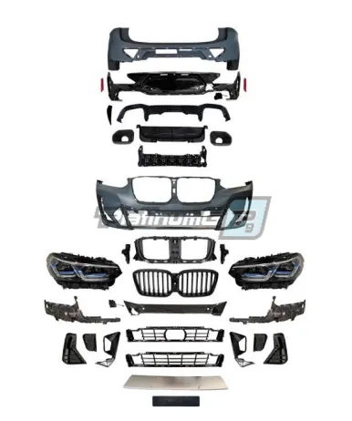 Комплект обвеса для BMW X2 серии G02 в стиле X4 M-Tech рестайлинг