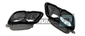 Насадки на выхлоп для BMW X5 серии G05 рестайлинг в стиле M-Perfomance Black