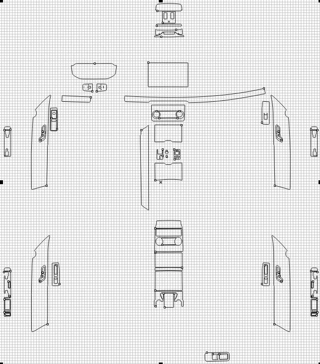 Защитная пленка для салона автомобиля Land Rover Range Rover V 2021 - 2024
