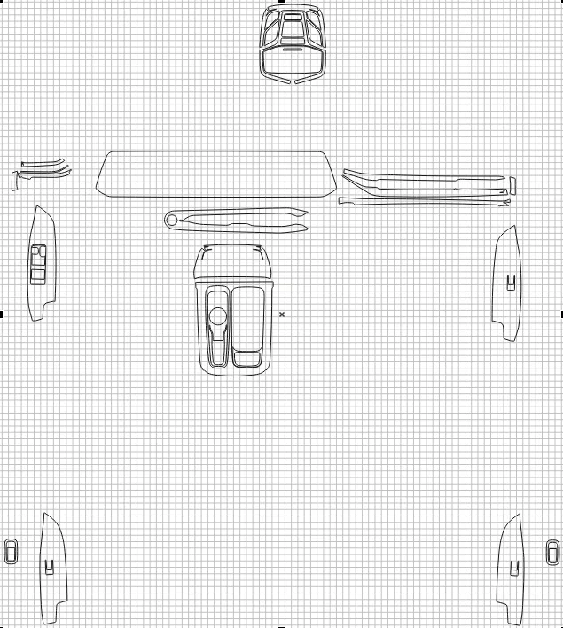 Защитная пленка для салона автомобиля JAC JS6 2022