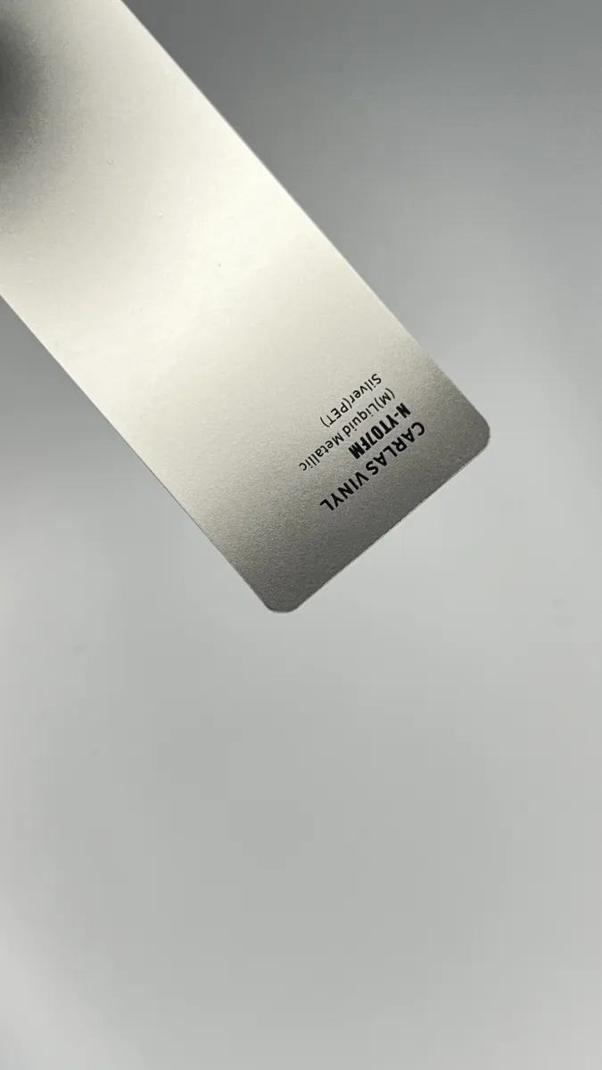 Пленка виниловая Carlas N-YT07FM Liquid Metallic Silver