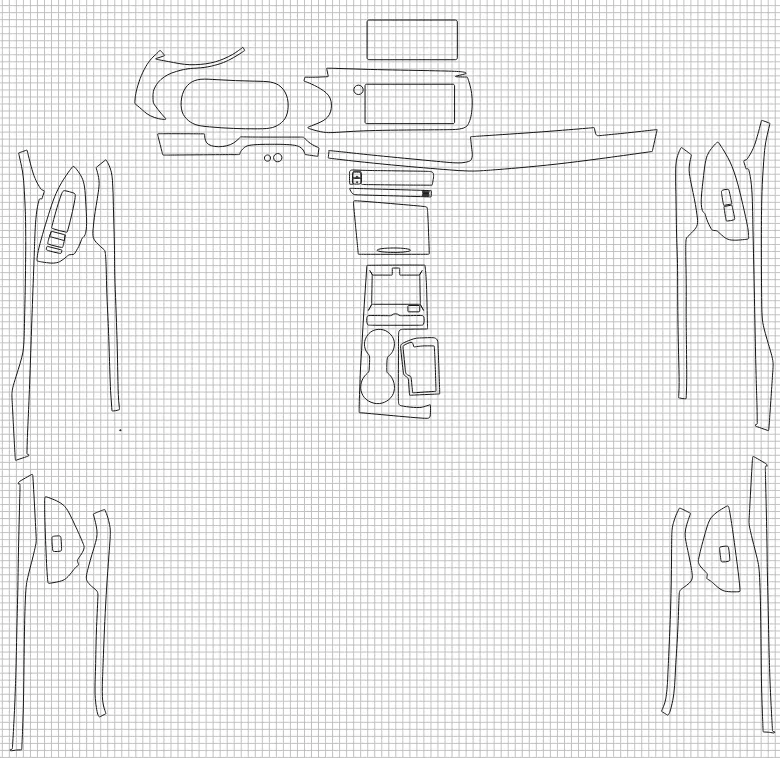 Защитная пленка для салона автомобиля Kia K5 2020